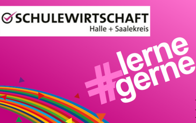 Flyer zur Aktion "Lieblingstag" des Netzwerks Schulewirtschaft Halle Saalekreis